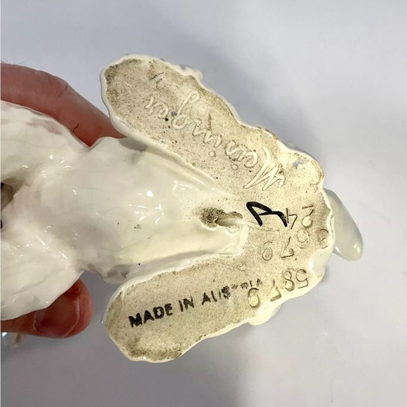 Austrian GOLDSCHEIDER MEISINGER Porcelain Scottie Dog Figurine 1930’s Signed - Picture 12 of 14